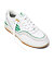 Womens leisure shoes Cariuma UBA Gum White Leather Green Logo Sneaker