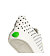 Mens leisure shoes Cariuma OCA Low White Canvas Black Polka Dots Sneaker
