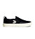 Womens leisure shoes Cariuma SLIP-ON PRO Black Suede and Canvas Ivory Logo Sneaker