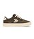 Mens leisure shoes Cariuma NAIOCA PRO Stripe Suede and Canvas Teak
