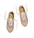 Womens leisure shoes Cariuma SUTAI Nylon and Suede Desert Taupe