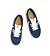 Womens leisure shoes Cariuma TOCA Nylon and Suede Bright Navy