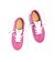 Mens leisure shoes Cariuma TOCA Nylon and Suede Rose Violet