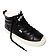 Mens leisure shoes Cariuma OCA Therma High Black Premium Leather Sneaker