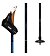Cross-country poles Swix Dynamic D2 pole, Just click, PCU