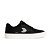 Mens leisure shoes Cariuma LUAN PRO Black Premium Leather Ivory Logo Sneaker