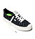 Mens leisure shoes Cariuma OCA Low Black Canvas White Polka Dots Sneaker