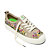 Dámské volnočasové boty Cariuma OCA Low Sand Suede Embroidered Flowers Sneaker