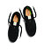 Womens leisure shoes Cariuma LUAN PRO All Black Suede Ivory Logo Sneaker
