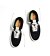 Womens leisure shoes Cariuma NAIOCA PRO Stripe Suede and Canvas Black