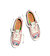 Womens leisure shoes Cariuma OCA Low Rose Suede Embroidered Flowers Sneaker