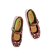 Womens leisure shoes Cariuma OCA Mary Jane Withered Rose Suede Embroidered Flowers Sneaker