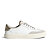 Dámské volnočasové boty Cariuma TOCA White Premium Leather Vintage White Suede Metallic Gold Sneaker