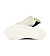 Womens leisure shoes Cariuma OCA Low Black Premium Leather Cloud Grey Suede Sneaker