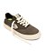 Mens leisure shoes Cariuma NAIOCA PRO Stripe Suede and Canvas Teak